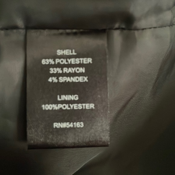 Ellen Tracy Black Dress Pearl Neckline Size 6 - Picture 6 of 6